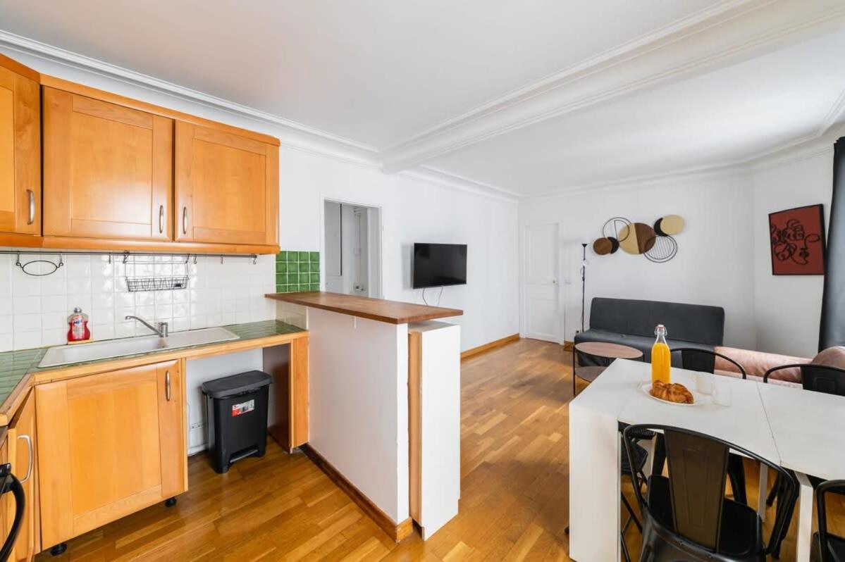 85M2 De Confort Paris 17 - Charme Parisien 6P - Flat-Guest Exterior foto